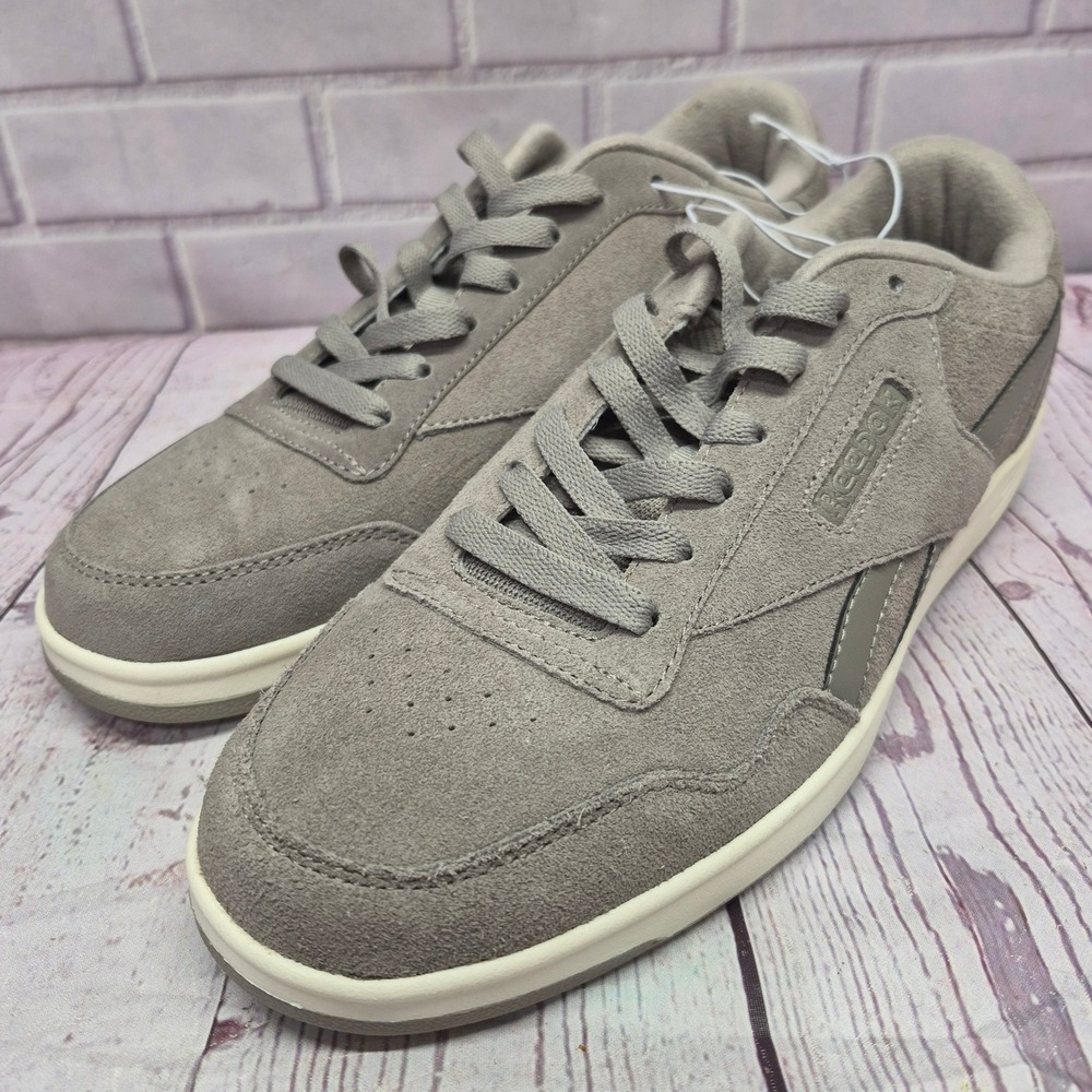 Reebok Club MEMT Mens Sneakers Grey Suede Low Top Shoes 9.5 HB732S00131